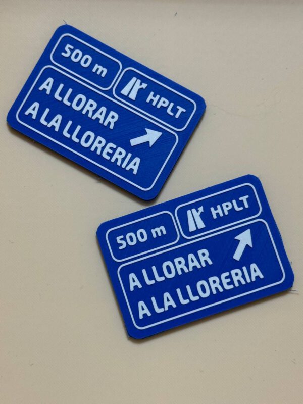 Parche 3D A llorar a la lloreria